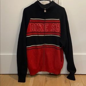 Nike SB Mens Cashmere Collector zip-up Sweater (L)